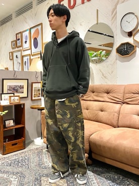「Champion別注」｜JOURNAL STANDARD relumeさん（メンズ・173cm）の秋コーディネート