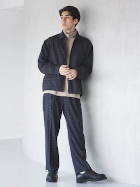 「JOURNAL STANDARD relume（ジャーナルスタンダード　レリューム）のアイテム（その他アウター）」を使った、JOURNAL STANDARD relumeさん（メンズ・179cm）の秋コーディネート