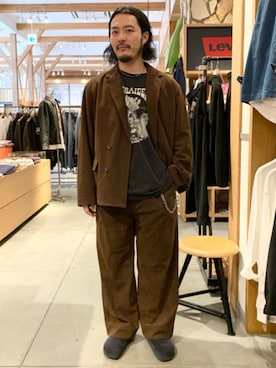 「JOURNAL STANDARD relume（ジャーナルスタンダード　レリューム）のアイテム（ジャケット/アウター）」を使った、JOURNAL STANDARD relumeさん（メンズ・173cm）の秋コーディネート