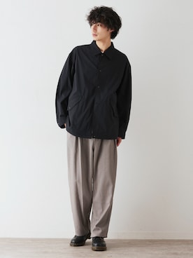 「JOURNAL STANDARD relume（ジャーナルスタンダード　レリューム）のアイテム（ブルゾン）」を使った、JOURNAL STANDARD relumeさん（メンズ・179cm）の春コーディネート