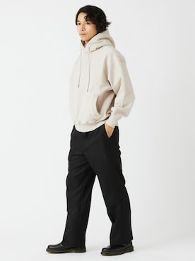 「JOURNAL STANDARD relume（ジャーナルスタンダード　レリューム）のアイテム（パーカー）」を使った、JOURNAL STANDARD relumeさん（メンズ・181cm）の冬コーディネート