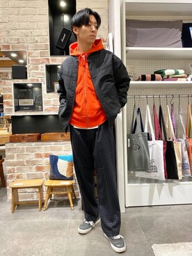 「JOURNAL STANDARD relume（ジャーナルスタンダード　レリューム）のアイテム（その他アウター）」を使った、JOURNAL STANDARD relumeさん（メンズ・173cm）の秋コーディネート