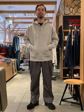 「Champion別注」｜JOURNAL STANDARD relumeさん（メンズ・177cm）の秋コーディネート