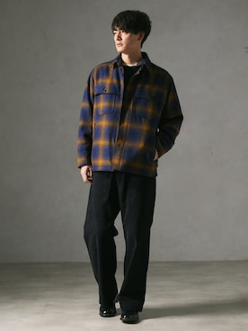 「JOURNAL STANDARD relume（ジャーナルスタンダード　レリューム）のアイテム（その他アウター）」を使った、JOURNAL STANDARD relumeさん（メンズ・182cm）の秋コーディネート