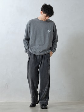 「snowpeak」｜「アイテム（パンツ）」を使った、JOURNAL STANDARD relumeさん（メンズ・179cm）の夏コーディネート