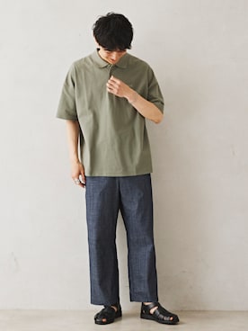 「A.P.C.（アーペーセー）のアイテム」を使った、JOURNAL STANDARD relumeさん（メンズ・176cm）の夏コーディネート