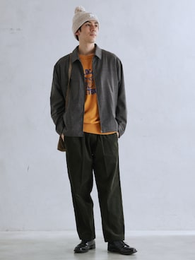 「JOURNAL STANDARD relume（ジャーナルスタンダード　レリューム）のアイテム（その他アウター）」を使った、JOURNAL STANDARD relumeさん（メンズ・179cm）の秋コーディネート
