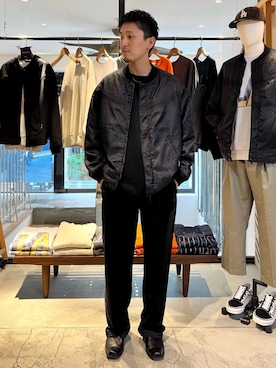 「JOURNAL STANDARD relume（ジャーナルスタンダード　レリューム）のアイテム（その他アウター）」を使った、JOURNAL STANDARD relumeさん（メンズ・177cm）の秋コーディネート