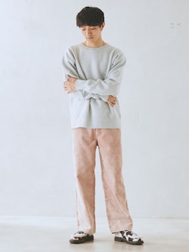 「Champion（チャンピオン）のアイテム（スウェット）」を使った、JOURNAL STANDARD relumeさん（メンズ・176cm）の秋コーディネート