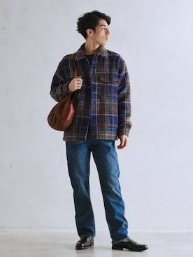 「JOURNAL STANDARD relume（ジャーナルスタンダード　レリューム）のアイテム（その他アウター）」を使った、JOURNAL STANDARD relumeさん（メンズ・179cm）の秋コーディネート