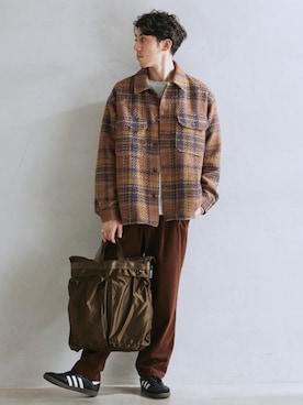 「JOURNAL STANDARD relume（ジャーナルスタンダード　レリューム）のアイテム（その他アウター）」を使った、JOURNAL STANDARD relumeさん（メンズ・179cm）の秋コーディネート