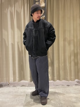 「JOURNAL STANDARD relume（ジャーナルスタンダード　レリューム）のアイテム（ジャケット/アウター）」を使った、JOURNAL STANDARD relumeさん（メンズ・168cm）の冬コーディネート