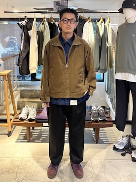 「JOURNAL STANDARD relume（ジャーナルスタンダード　レリューム）のアイテム（その他アウター）」を使った、JOURNAL STANDARD relumeさん（メンズ・177cm）の秋コーディネート