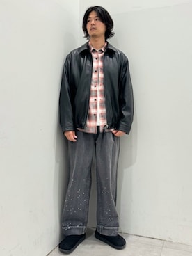「SKOOKUM（スクーカム）のアイテム」を使った、JOURNAL STANDARD relumeさん（メンズ・180cm）の秋コーディネート