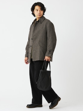 「JOURNAL STANDARD relume（ジャーナルスタンダード　レリューム）のアイテム（ジャケット/アウター）」を使った、JOURNAL STANDARD relumeさん（メンズ・181cm）の冬コーディネート