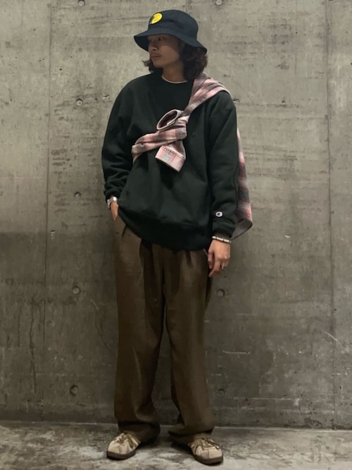 CHAMPION / チャンピオン 別注 R/W エルボーパッチスウェット