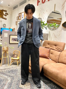 「On（オン）のアイテム（その他シューズ）」を使った、JOURNAL STANDARD relumeさん（メンズ・173cm）の秋コーディネート