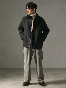 「JOURNAL STANDARD relume（ジャーナルスタンダード　レリューム）のアイテム（ブルゾン）」を使った、JOURNAL STANDARD relumeさん（メンズ・176cm）の秋コーディネート