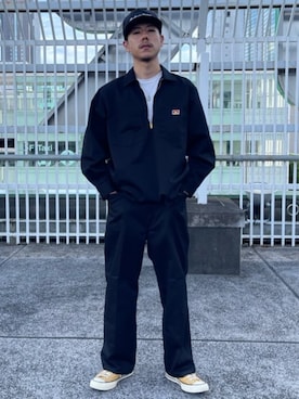 「BEN DAVIS（ベンデイビス）のアイテム（パンツ）」を使った、JOURNAL STANDARD relumeさん（メンズ・172cm）の秋コーディネート