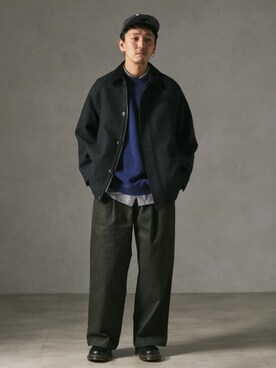 「JOURNAL STANDARD relume（ジャーナルスタンダード　レリューム）のアイテム（ブルゾン）」を使った、JOURNAL STANDARD relumeさん（メンズ・177cm）の秋コーディネート