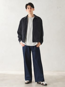 「JOURNAL STANDARD relume（ジャーナルスタンダード　レリューム）のアイテム（その他アウター）」を使った、JOURNAL STANDARD relumeさん（メンズ・179cm）の秋コーディネート