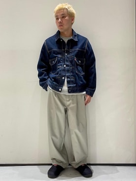 「Levi's（リーバイス）のアイテム（ジャケット/アウター）」を使った、JOURNAL STANDARD relumeさん（メンズ・167cm）の冬コーディネート