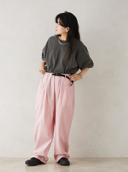 ZOZO限定】C/L TUCK CLIMBING PANTS / 綿麻 2タッククライミングパンツ