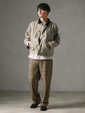 「JOURNAL STANDARD relume（ジャーナルスタンダード　レリューム）のアイテム（その他アウター）」を使った、JOURNAL STANDARD relumeさん（メンズ・182cm）の秋コーディネート