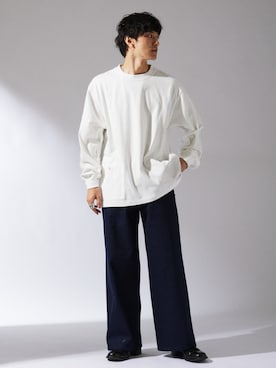 「ARMY TWILL（アーミーツイル）のアイテム（トップス）」を使った、JOURNAL STANDARD relumeさん（メンズ・176cm）の秋コーディネート