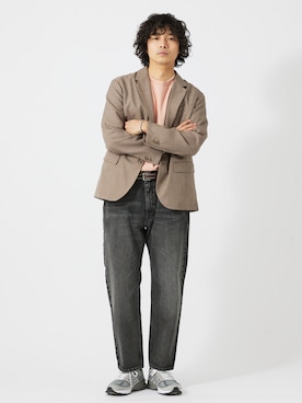 「JOURNAL STANDARD relume（ジャーナルスタンダード　レリューム）のアイテム（ジャケット/アウター）」を使った、JOURNAL STANDARD relumeさん（メンズ・181cm）の冬コーディネート
