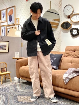 「アイテム（カバーオール）」を使った、JOURNAL STANDARD relumeさん（メンズ・173cm）の秋コーディネート