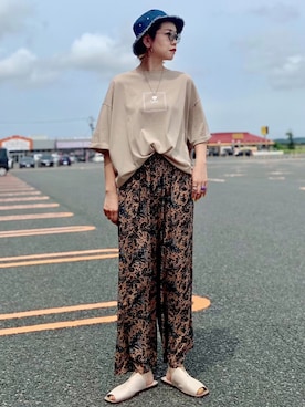 「アイテム（その他）」を使った、☺︎さいとを☺︎さん（レディース・174cm）の夏コーディネート