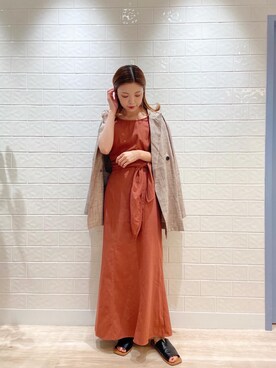 C.Yamamotoさん（レディース・163cm）の夏コーディネート