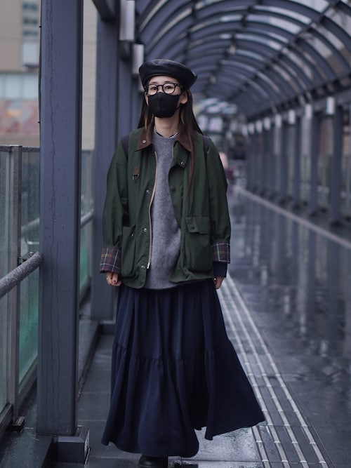 Barbour オリーブグリーン カバーオール L Barbour（バブアー）の「Barbour | 〈別注〉BLYTH ショート