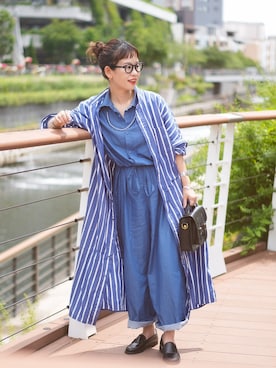 「CLANE（クラネ）のアイテム」を使った、yukiさん（レディース・152cm）の夏コーディネート