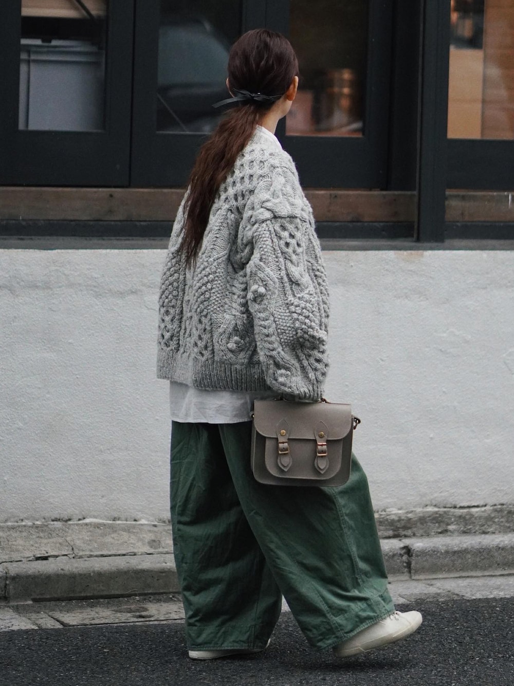 CASA FLINE（カーサフライン）の「アラン模様パネルニットプルオーバー