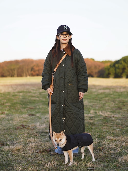 Barbourバブアー☆リ エンジニアード キルティング コート yukiさんのステンカラーコートを使ったコーディネート - ZOZOTOWN