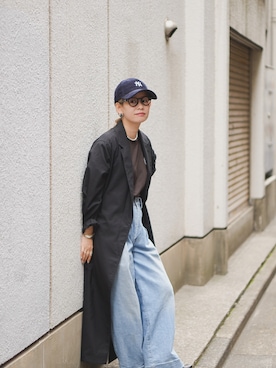 「LACOSTE（ラコステ）のアイテム」を使った、yukiさん（レディース・152cm）の秋コーディネート