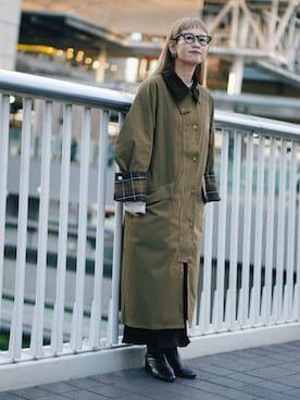 「アイテム（ワンピース/ドレス）」を使った、yukiさん（レディース・152cm）の冬コーディネート