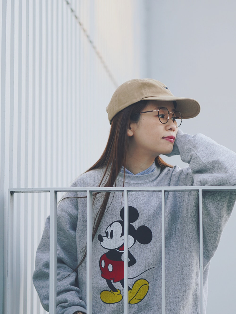 2021 Bu0026Y別注 Americana スウェットプルオーバー Mickey