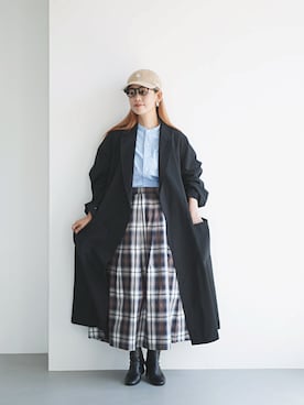 「アイテム（スカート）」を使った、yukiさん（レディース・152cm・40代）の夏コーディネート