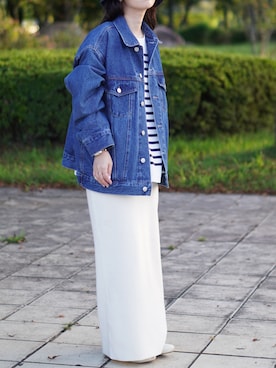 「SUPERGA（スペルガ）のアイテム」を使った、yukiさん（レディース・152cm）の秋コーディネート