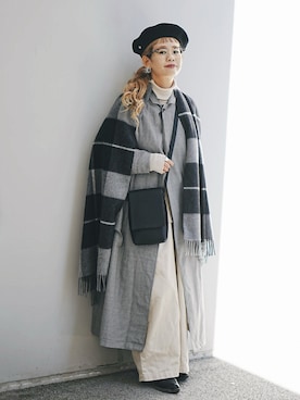 「アイテム（パンツ）」を使った、yukiさん（レディース・152cm・40代）の秋コーディネート