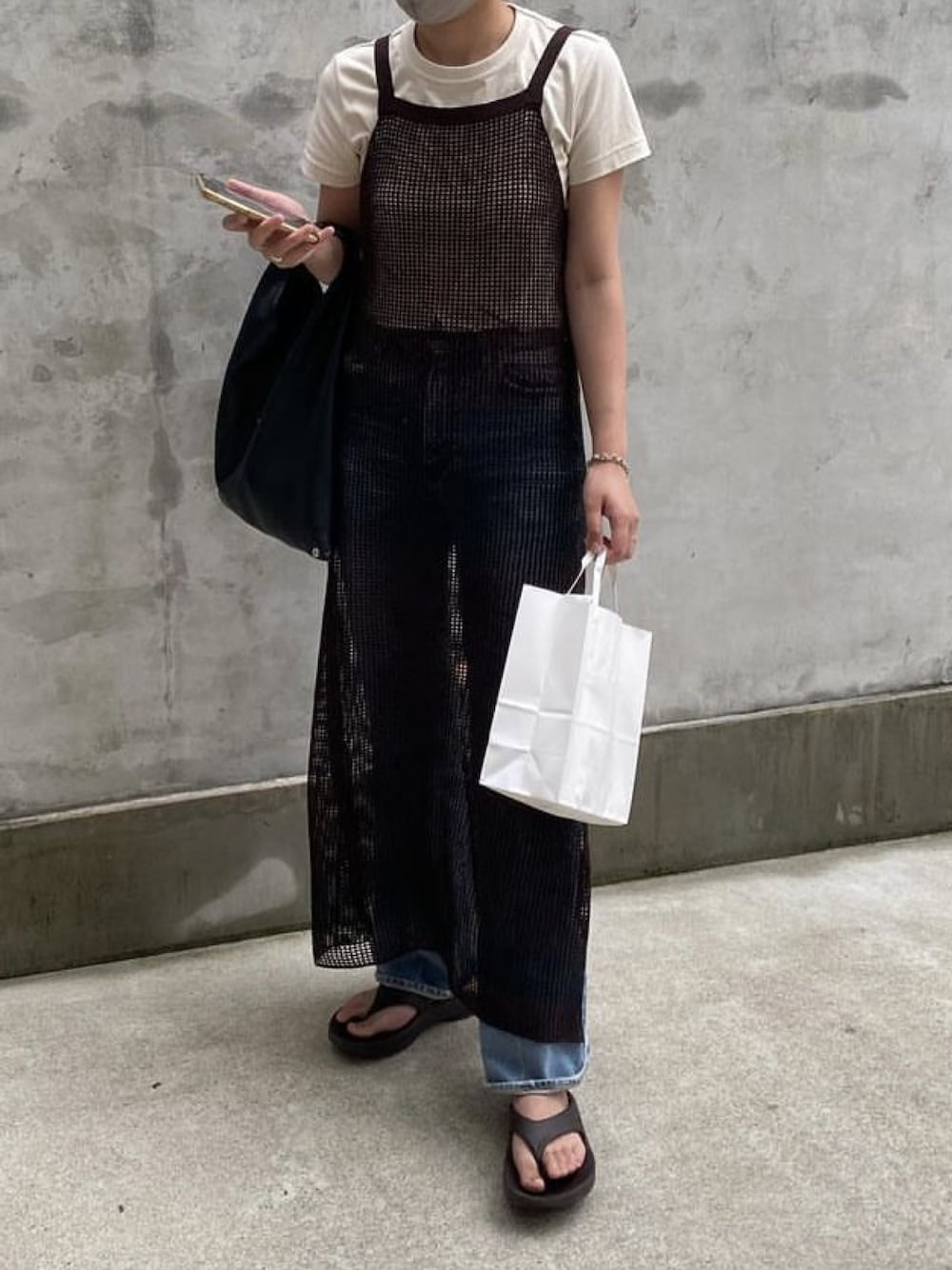 サロペット・オーバーオール・オールインワン AURALEE Light Brown Jumpsuit HONEYSUCKLE ROSE】オールインワンレイヤード（サロペット