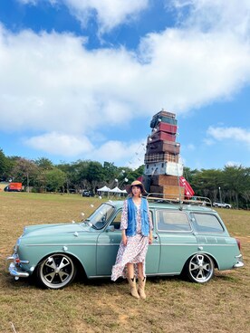 「古着女子」｜「アイテム（その他）」を使った、Hanさん（レディース・160cm）の秋コーディネート