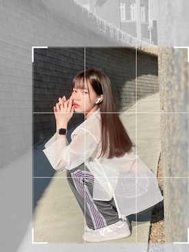 「アイテム（その他トップス）」を使った、ゆらさん（レディース・161cm）の秋コーディネート