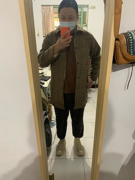「BEAMS（ビームス）のアイテム（ダッフルコート）」を使った、yoshunさん（メンズ・179cm）の冬コーディネート