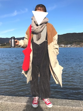 「Serendipity（セレンディピティ）のアイテム（ジャケット/アウター）」を使った、tamaさん（レディース・159cm）の冬コーディネート