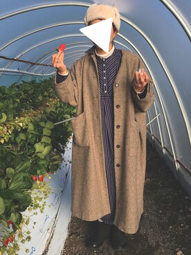 「khakito（カーキト）のアイテム」を使った、tamaさん（レディース・159cm）の冬コーディネート