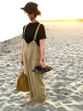 「Serendipity（セレンディピティ）のアイテム」を使った、tamaさん（レディース・159cm）の夏コーディネート